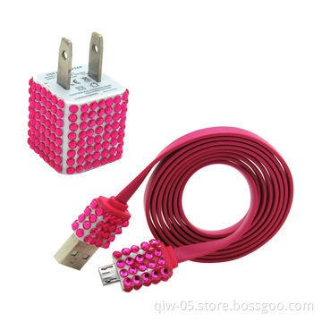 2-in-1 USB Travel Charger with Integrated LED Power Indicator